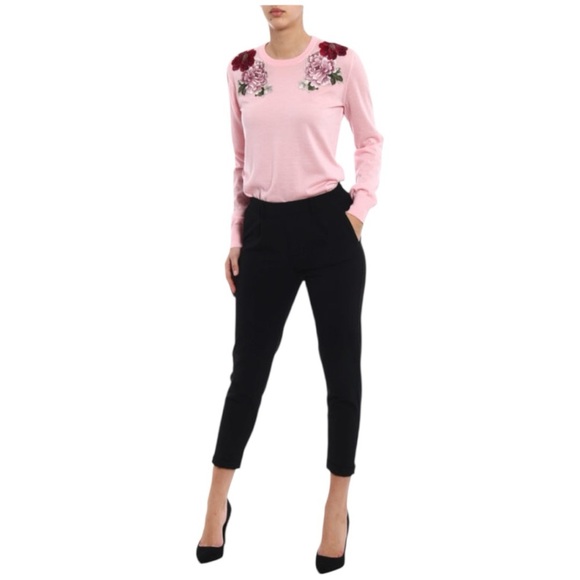 Dolce & Gabbana Pink Floral Sweater - Picture 12 of 13